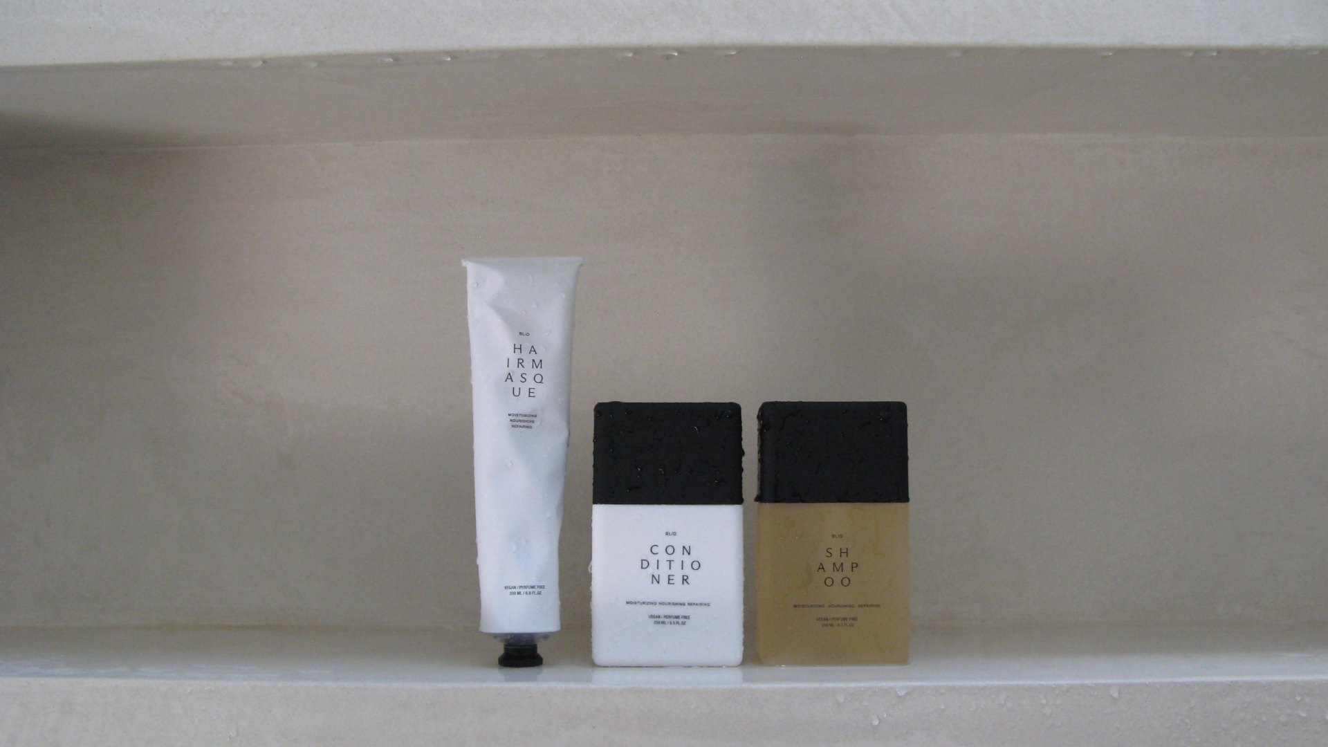 Hårpleje gaveæske med shampoo, conditioner og nærende maske